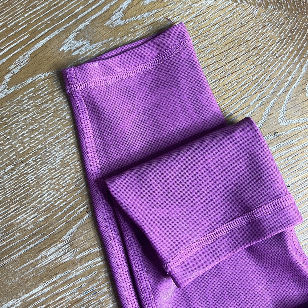 ELECTRIC YOGA Purple Python Embossed Faux Leather Leggings XS - Picture 14 of 15